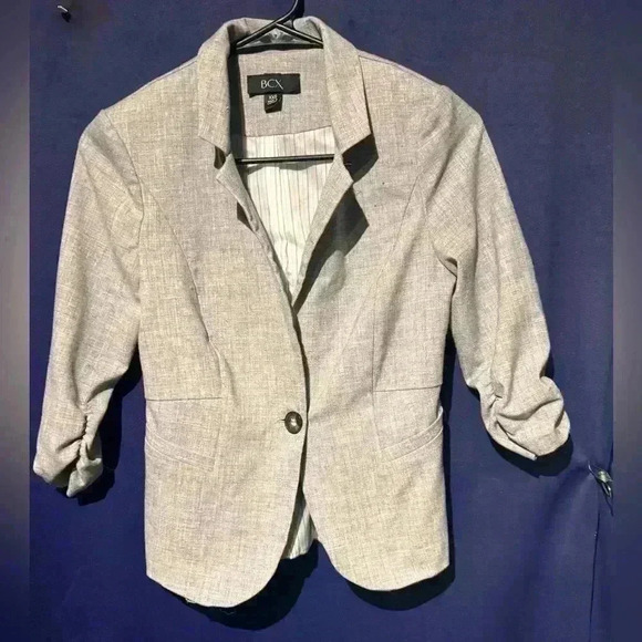 BCX Juniors - Gray Heather Jacket - Women's size XXS - Picture 1 of 3